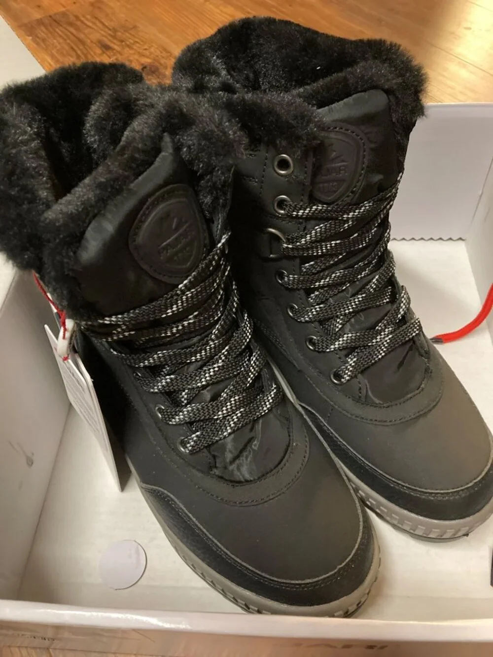 Pajar Boots Black Waterproof  Insulated Karley Women Snow 37 EUR New In Box
